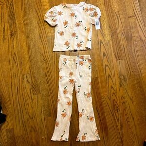 NWT Jessica Simpson girls sunflower set